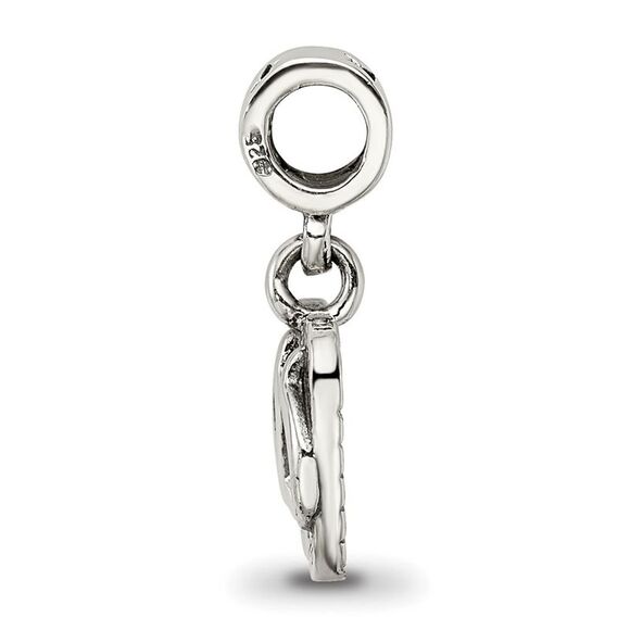 Kazi Luxury Collection Sterling Silver Flip Flops Dangle Reflections Bead - Picture 2 of 6